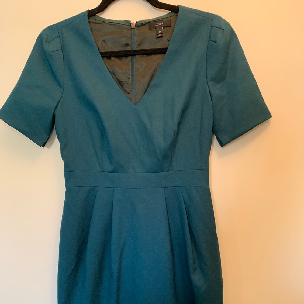 J Crew Green Dress